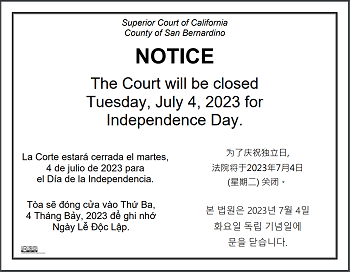 Closed Tuesday, July 4, 2023